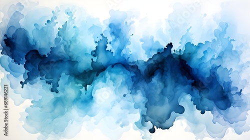 watercolor of water isolated