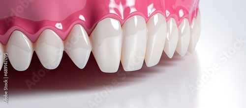 Creating natural looking dental laminates using e max press ceramic Copy space image Place for adding text or design