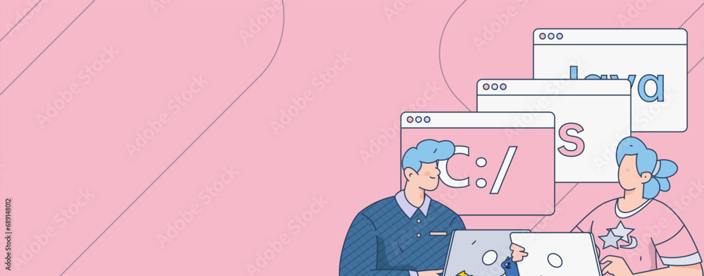 Business People Flat Vector Concept Operation Hand Drawn Illustration
Business People Flat Vector Concept Operation Hand Drawn Illustration