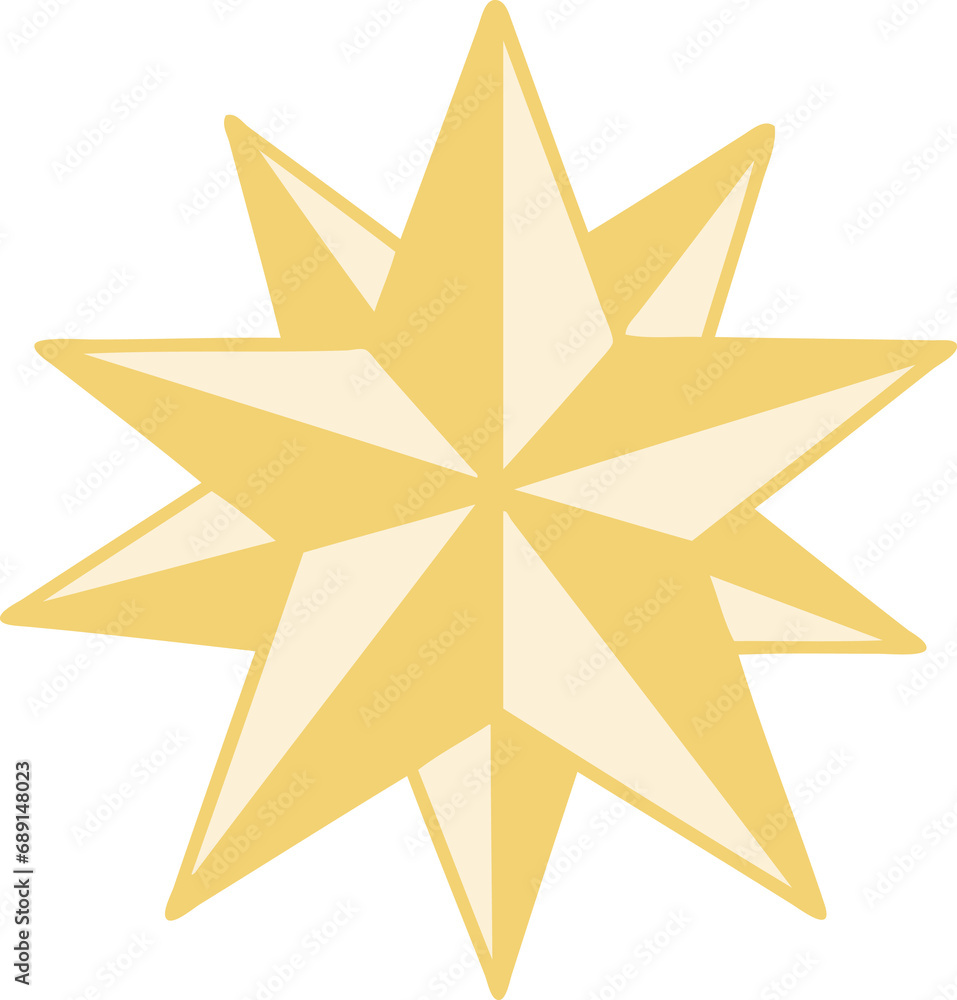 Obraz premium iconic tattoo style image of a star