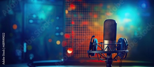 Microphone with screen devi...
