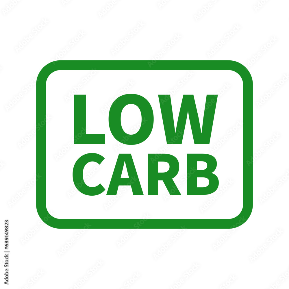 Low Carb In Green Line Rectangle Shape For Product Promotion Label Information Sign Business Marketing
Low Carb In Green Line Rectangle Shape For Product Promotion Label Information Sign Business Marketing