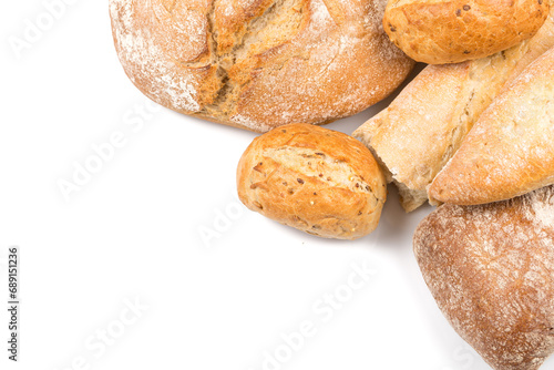 Composition with bread