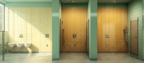 Apartment complex public sh...