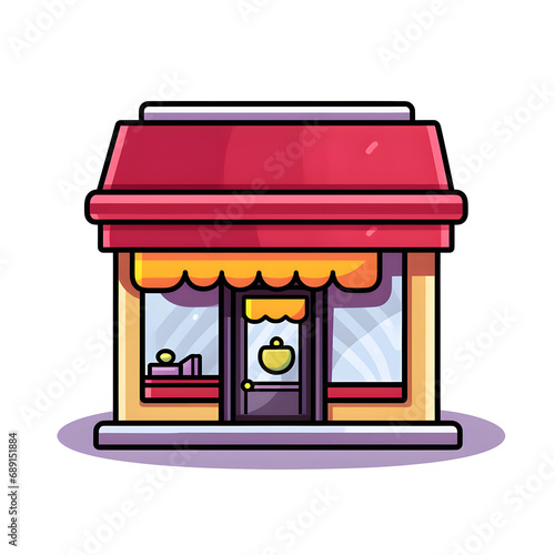 store or shop icon illustrator