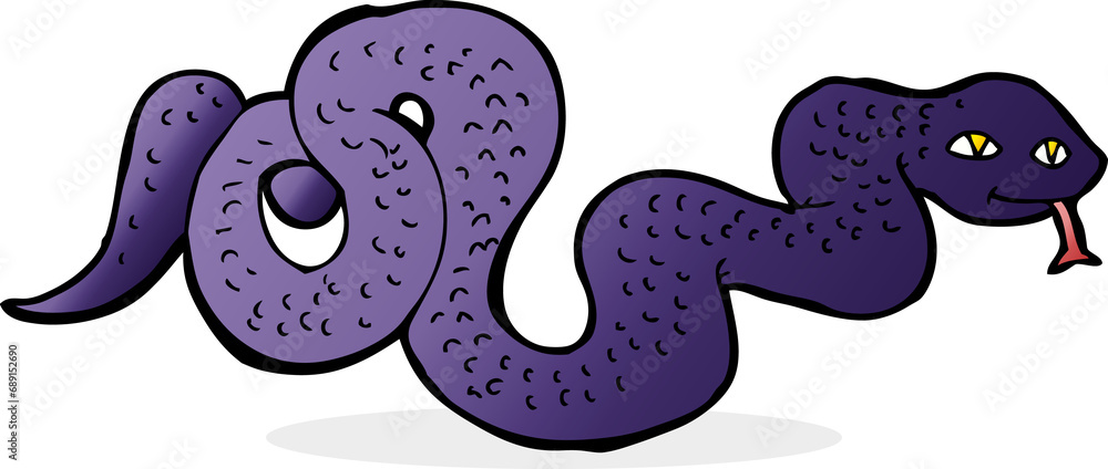 Fototapeta premium cartoon snake