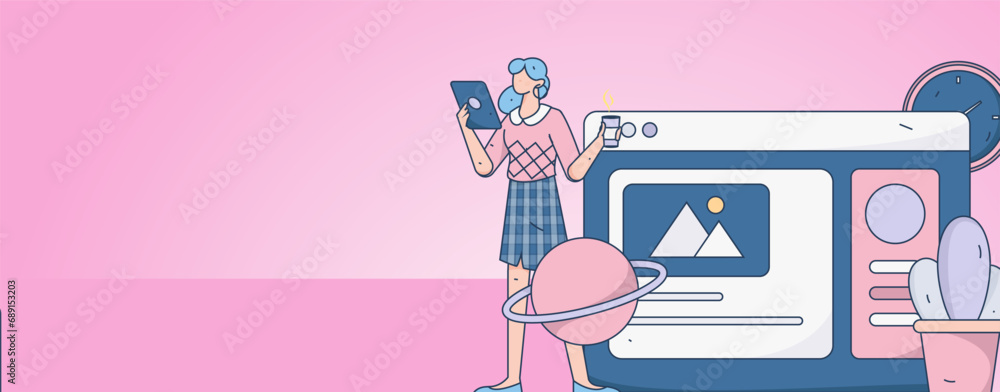Business People Flat Vector Concept Operation Hand Drawn Illustration
Business People Flat Vector Concept Operation Hand Drawn Illustration