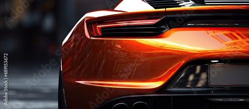 Gorgeous sports car s backs...