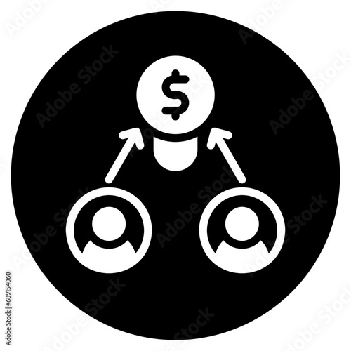 cooperate glyph icon