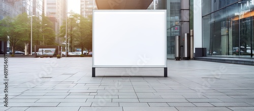 Mock up of a clear street s...