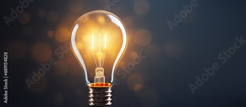 Illuminated mini bulb on a ...