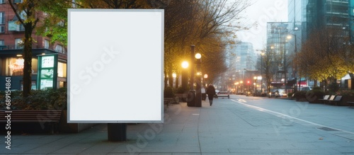 Mock up of a clear street s...