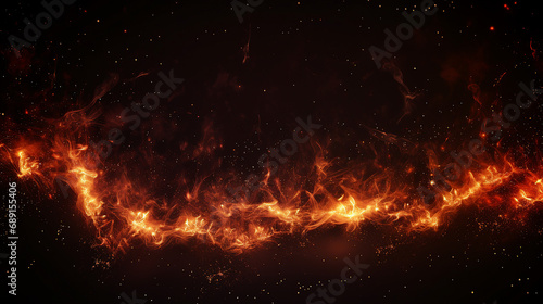 Vibrant Red Fire Sparks Vector - Dynamic Illustration of Glowing Burning Flames, Ideal for Celebratory and Festive Designs, Capturing the Excitement of Ignition and Motion.