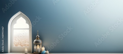 Muslim themed cartoon backg...