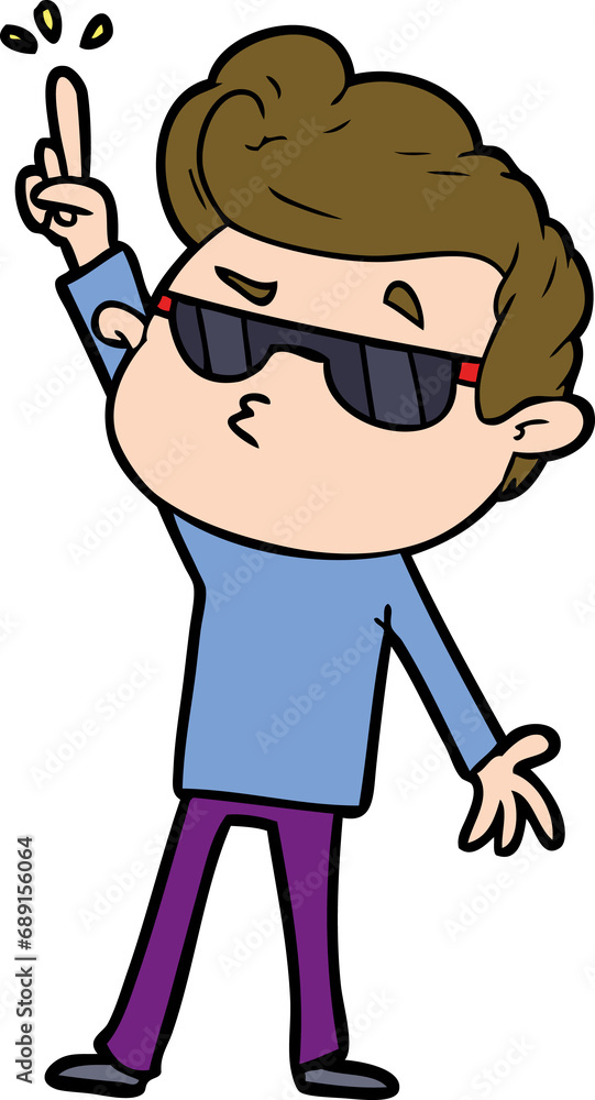 cartoon cool guy cartoon cool guy