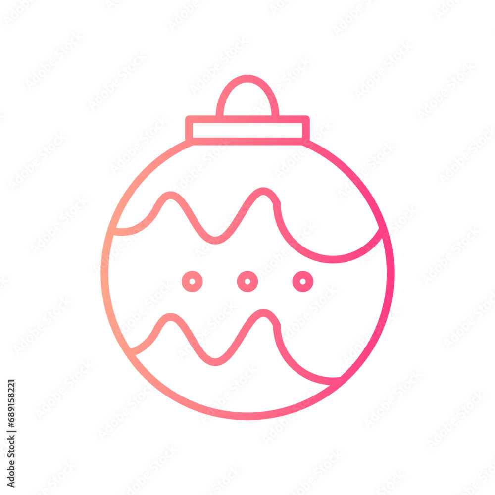 bauble gradient icon bauble gradient icon