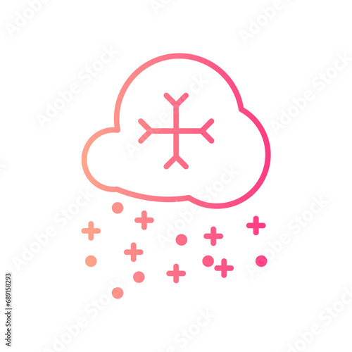 cloud gradient icon