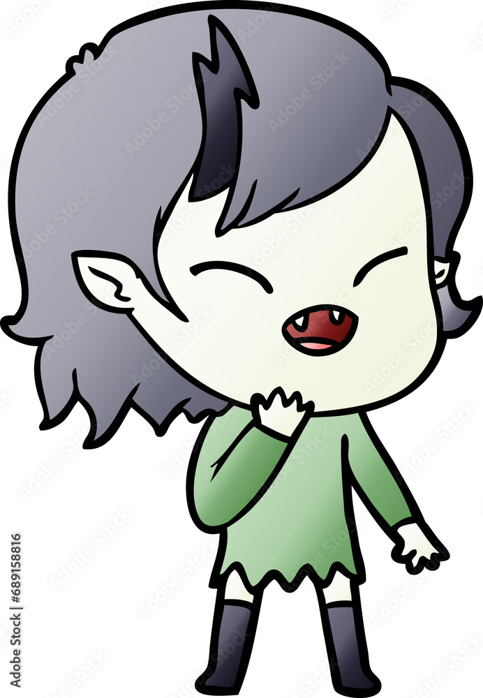 cartoon laughing vampire girl cartoon laughing vampire girl