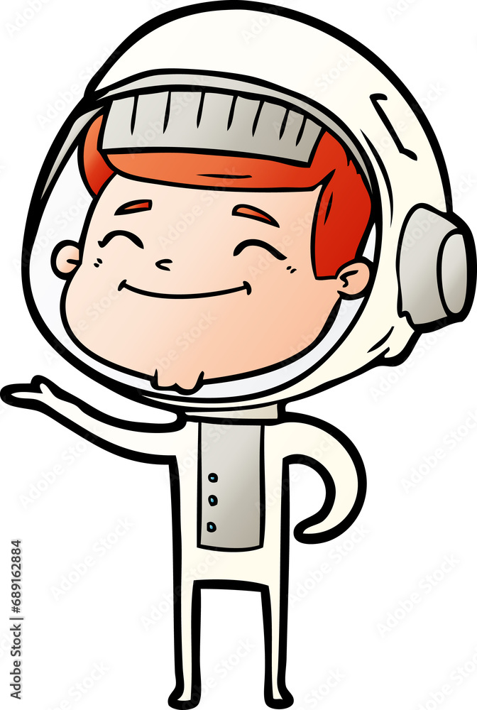 happy cartoon astronaut happy cartoon astronaut