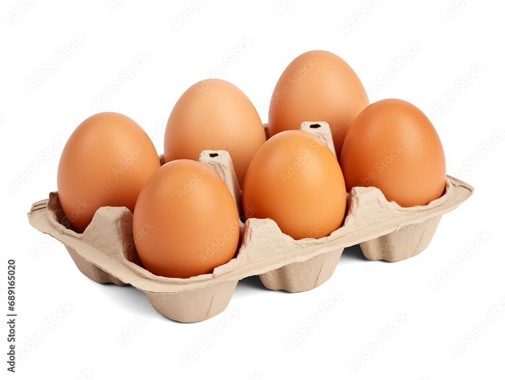 Egg tray isolated on transparent or white background, png Egg tray isolated on transparent or white background, png