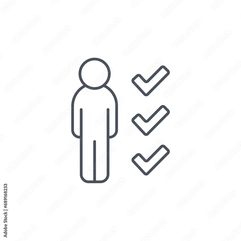 Vector sign of the candidate symbol isolated on a white background. icon color editable. Vector sign of the candidate symbol isolated on a white background. icon color editable.