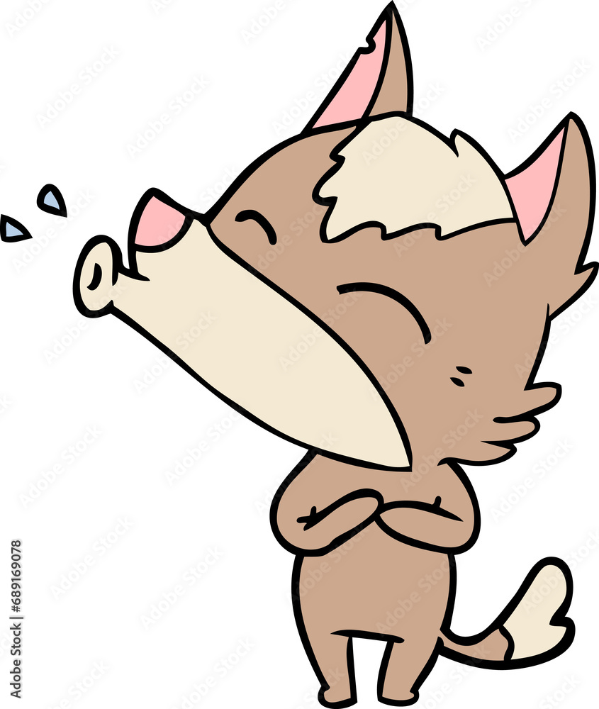 howling wolf cartoon howling wolf cartoon