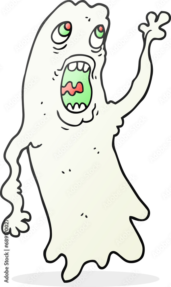 freehand drawn cartoon ghost freehand drawn cartoon ghost