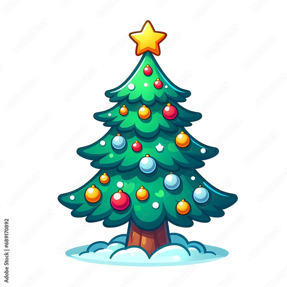 christmas tree vector illustration christmas tree vector illustration