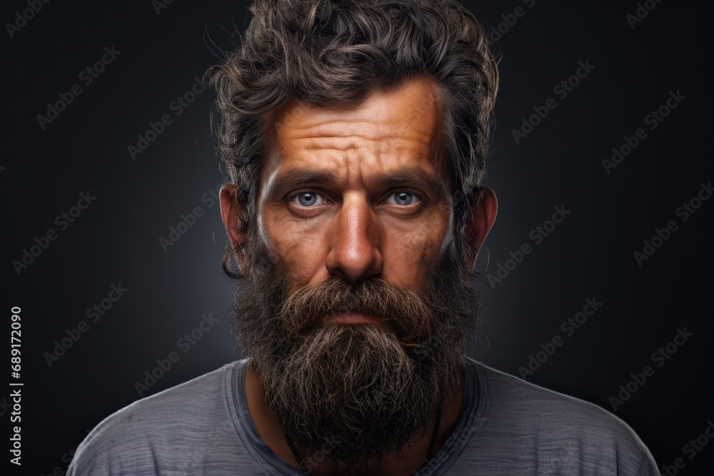 portrait of a man with beard