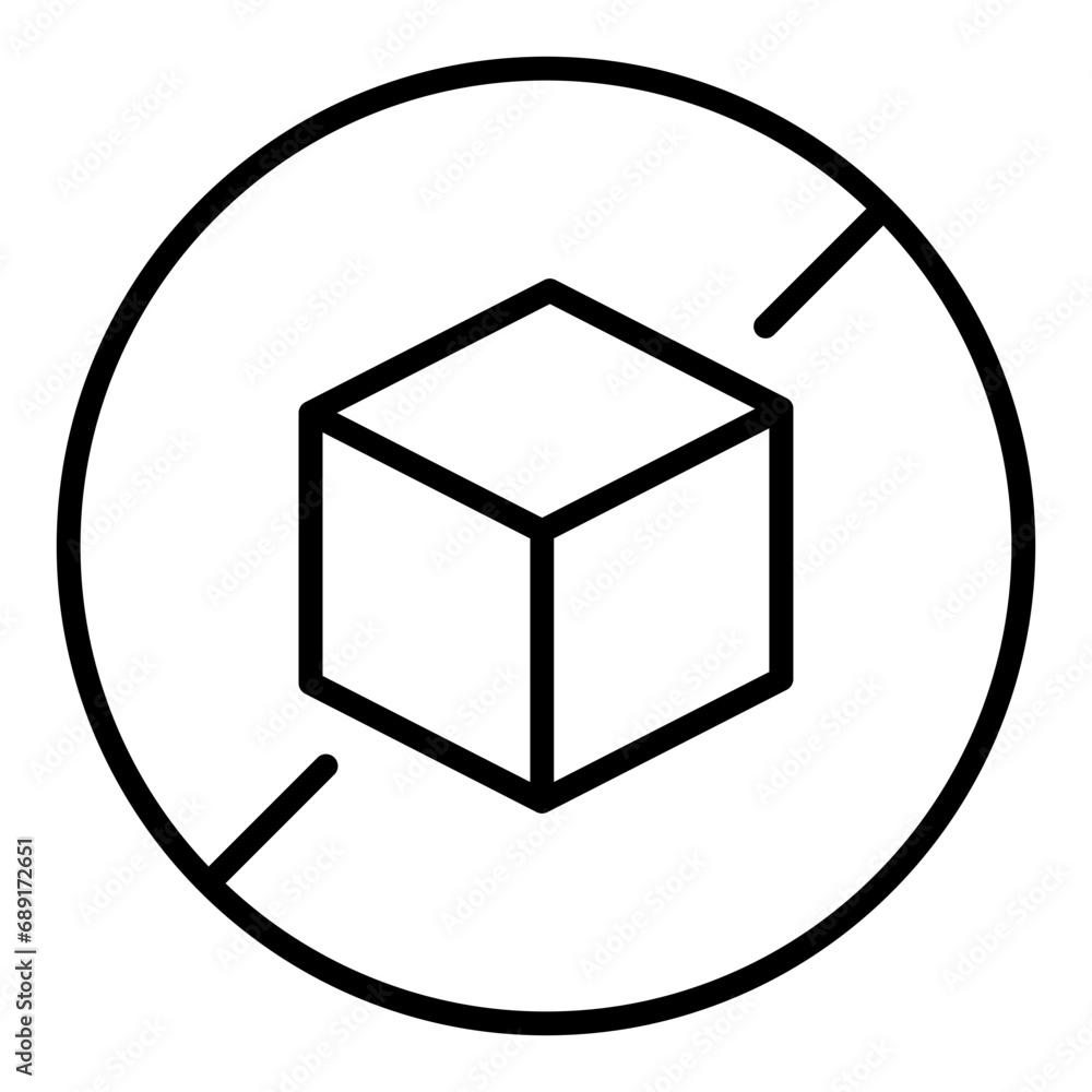 Black single round sugar free badge line icon, ingredient no contain mark flat design pictogram, infographic vector for app logo web button ui ux interface elements isolated on white background Black single round sugar free badge line icon, ingredient no contain mark flat design pictogram, infographic vector for app logo web button ui ux interface elements isolated on white background