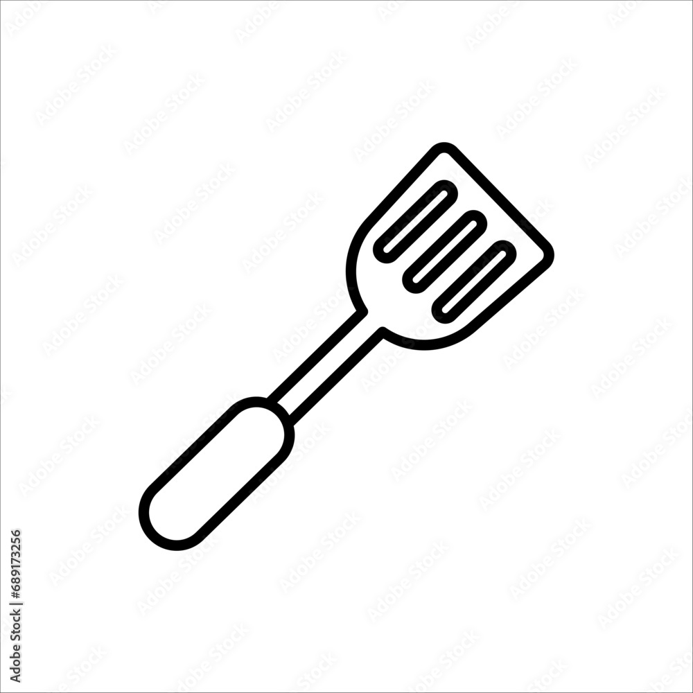 spatula icon. vector illustration for web design isolated on white background spatula icon. vector illustration for web design isolated on white background