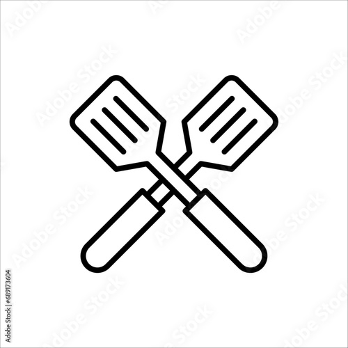 spatula icon. vector illustration for web design, app, and ui. eps 10