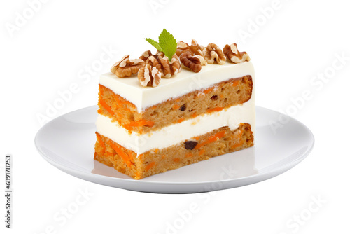 A Culinary Canvas Artistic Cake Creation isolated on transparent background