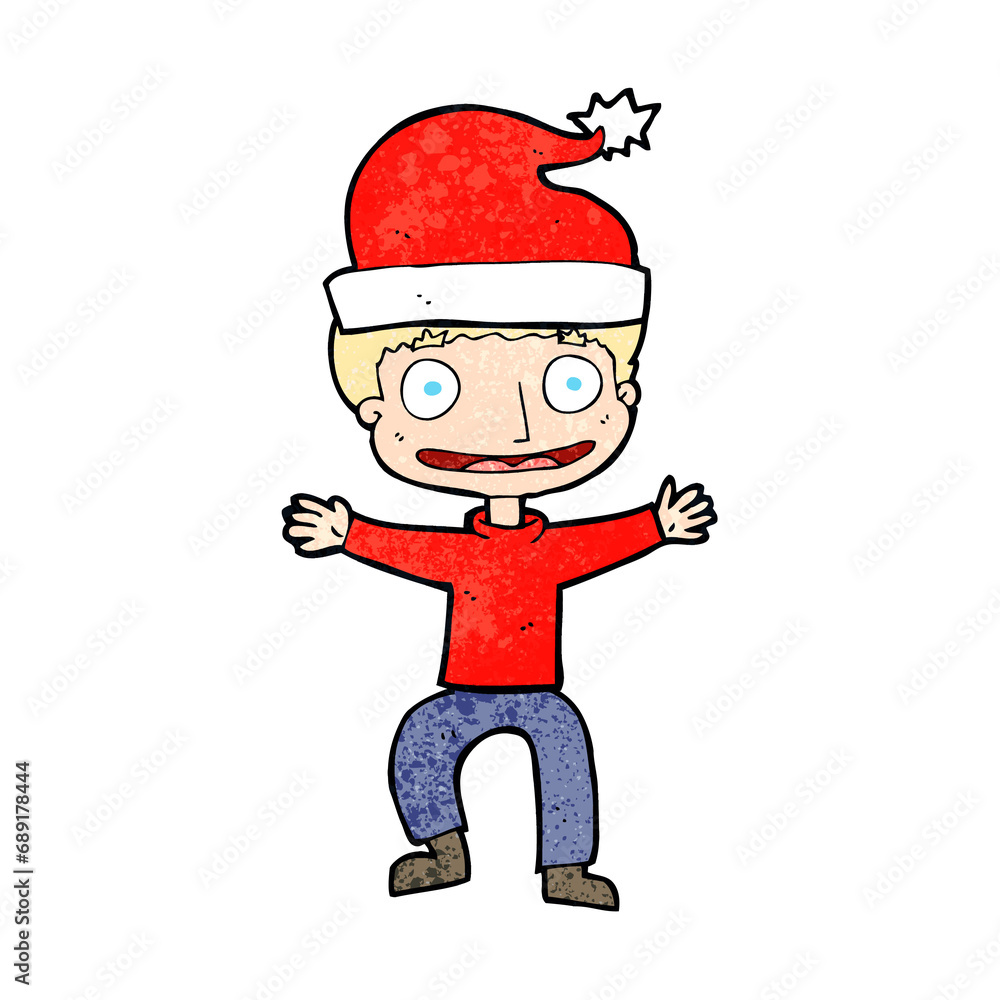 cartoon man getting ready for christmas cartoon man getting ready for christmas