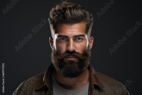 portrait of a man with beard © nataliya_ua