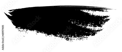 墨で書かれたブラシストローク