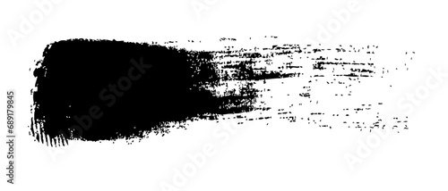 墨で書かれたブラシストローク