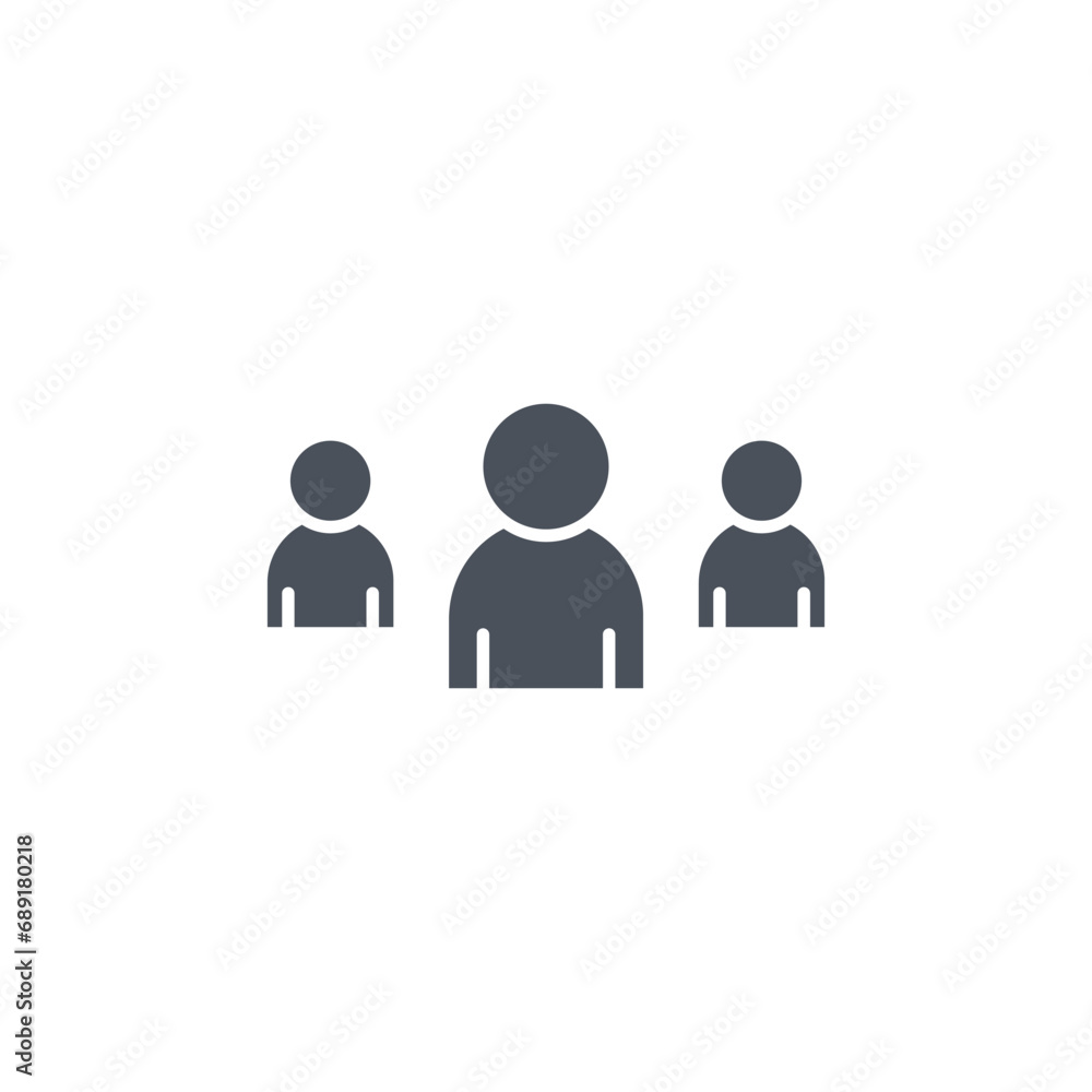 Vector sign of the leadership symbol isolated on a white background. icon color editable. Vector sign of the leadership symbol isolated on a white background. icon color editable.