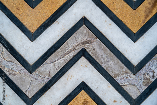 Photography TajMahal architecture zebra pattern detail on marble wall Agra India