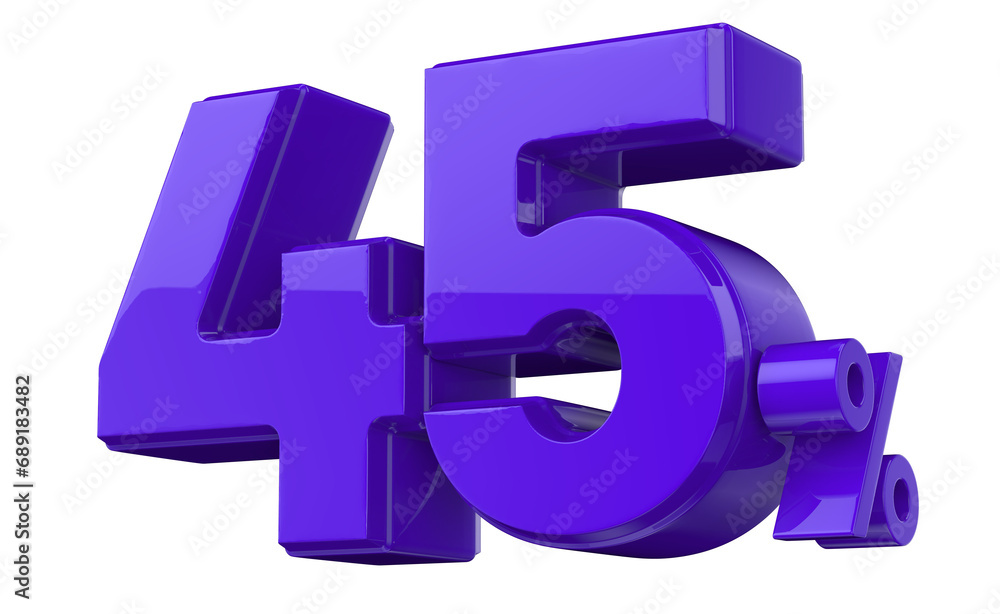 Number 3D Render Number 3D Render