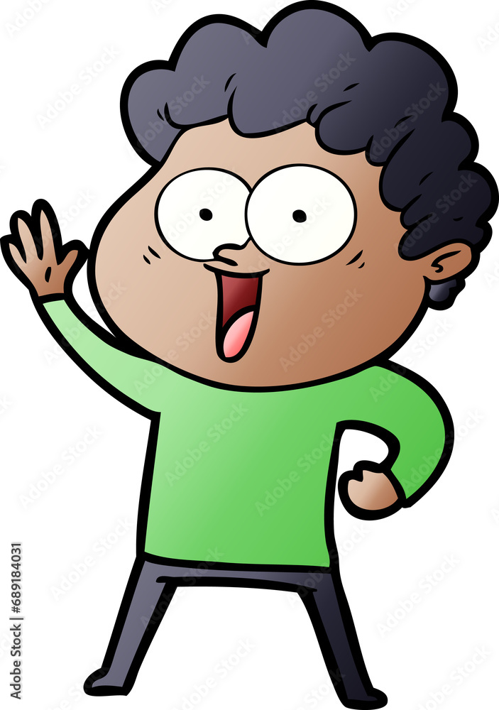 cartoon happy man cartoon happy man