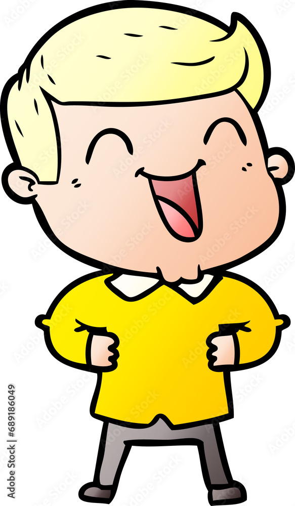cartoon man laughing cartoon man laughing
