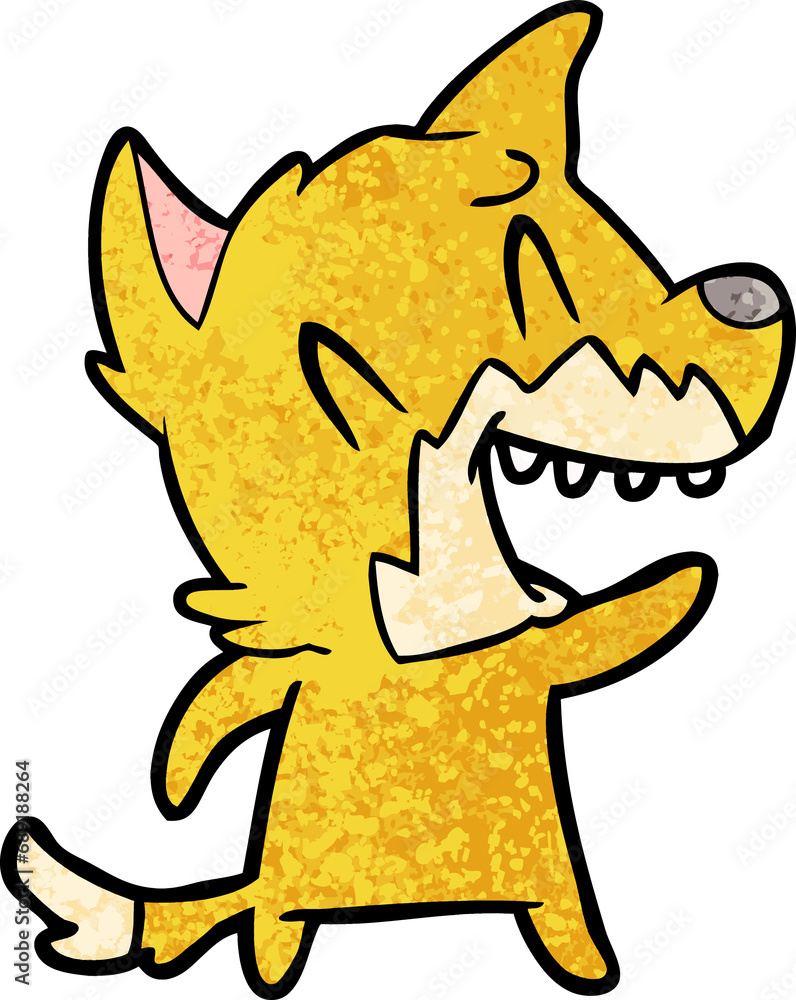 laughing fox cartoon laughing fox cartoon