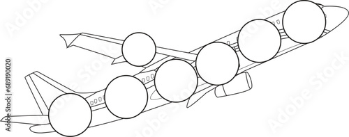 Air Plane dot marker