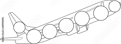 Air Plane dot marker