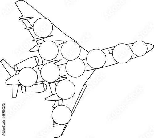 Air Plane dot marker