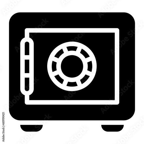 safebox glyph icon