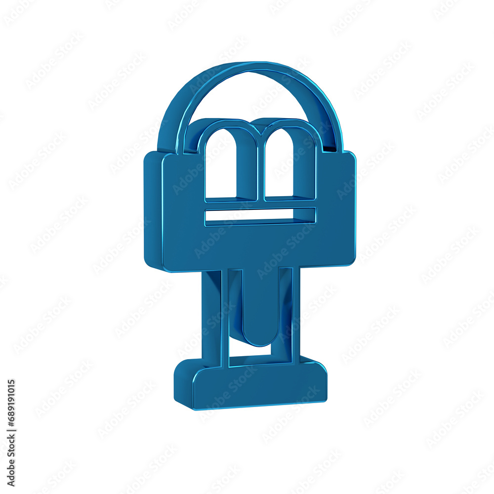 Blue Attraction carousel icon isolated on transparent background. Amusement park. Childrens entertainment playground, recreation park. Blue Attraction carousel icon isolated on transparent background. Amusement park. Childrens entertainment playground, recreation park.