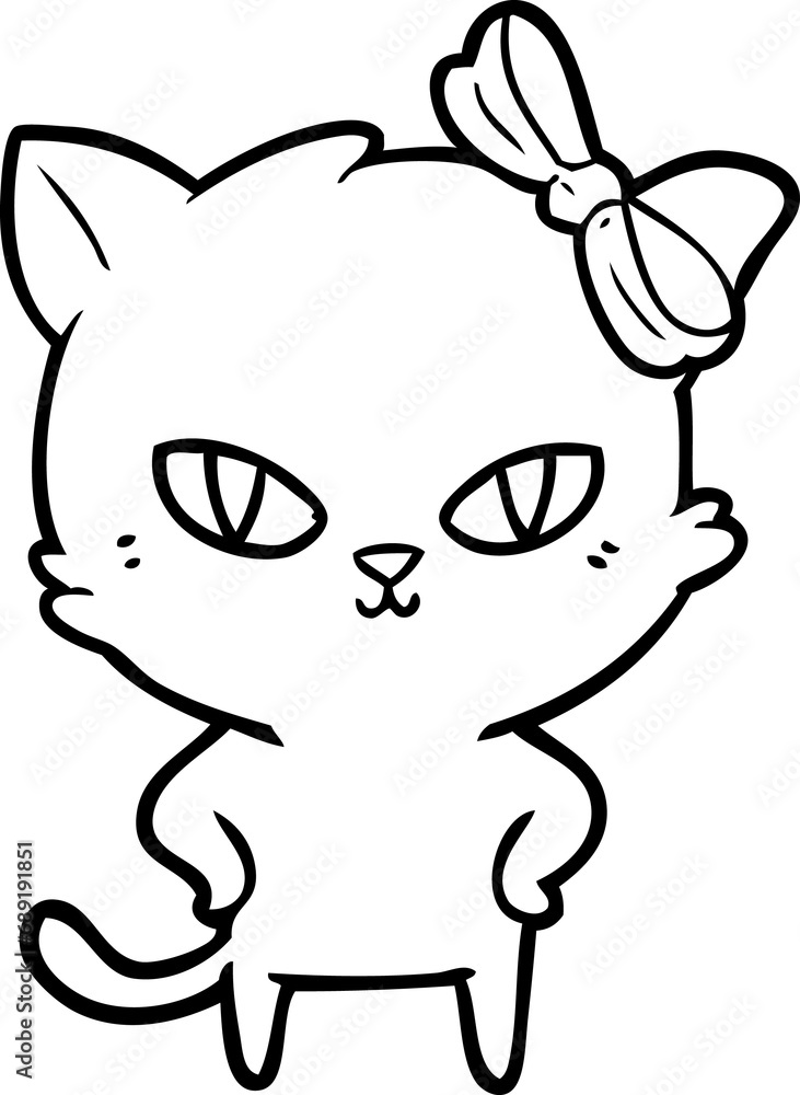 cute cartoon cat cute cartoon cat