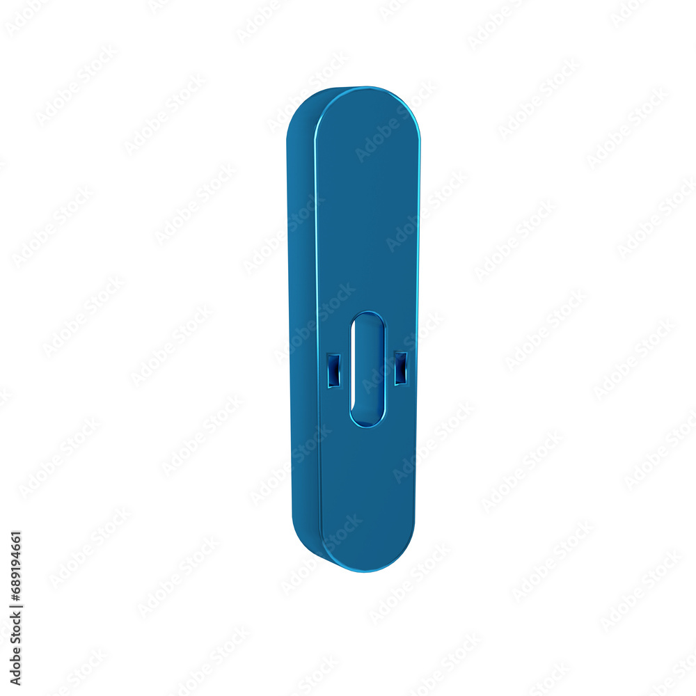 Blue Cigar icon isolated on transparent background. Blue Cigar icon isolated on transparent background.